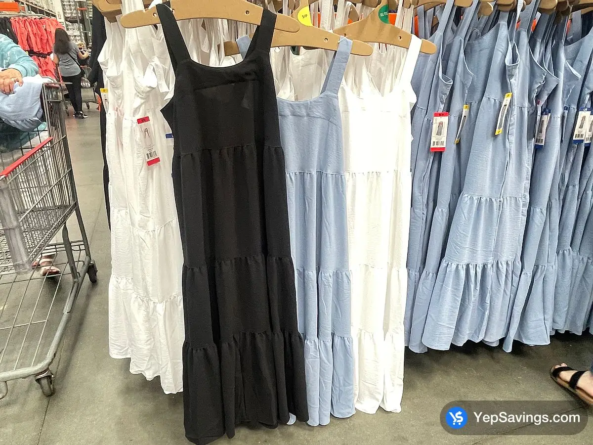 Costco BLACK BOW MAXI DRESS WOMENS SIZES S - XL - Canada (ITM 1873014)