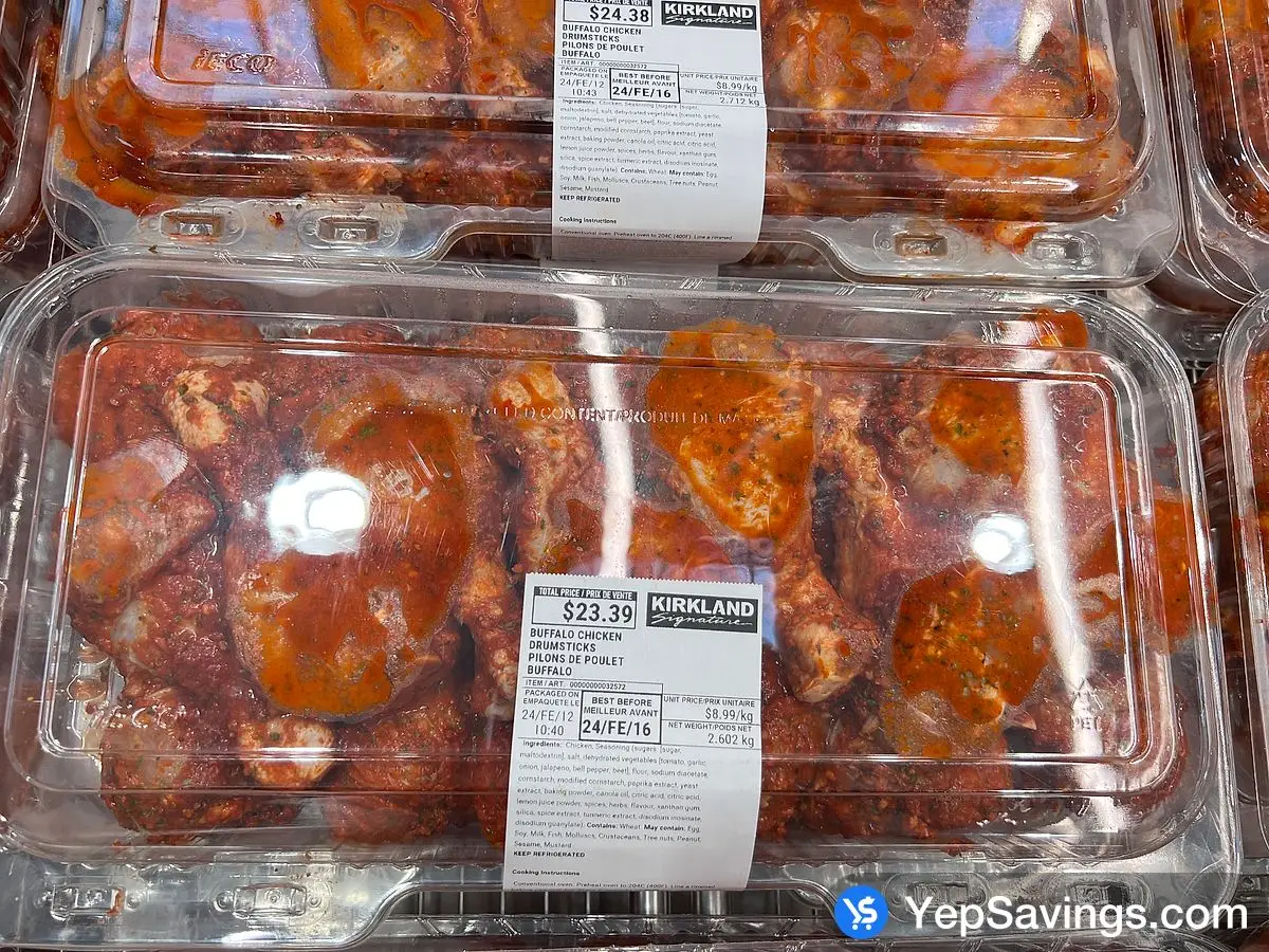 Costco BUFFALO CHICKEN DRUMSTICKS - Canada (ITM 32572)
