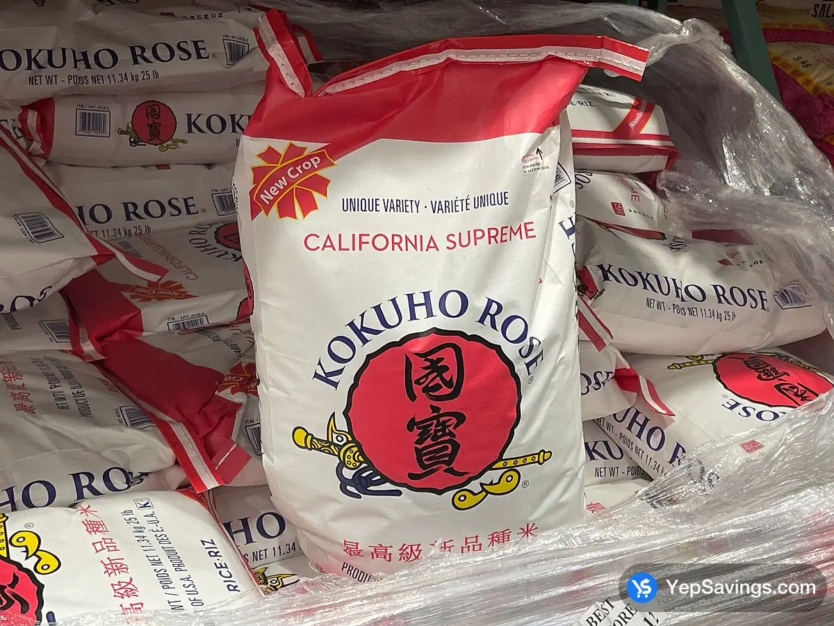 Costco KOKUHO ROSE CALIFORNIA SUSHI RICE 11.34 kg - Canada (ITM 4518)