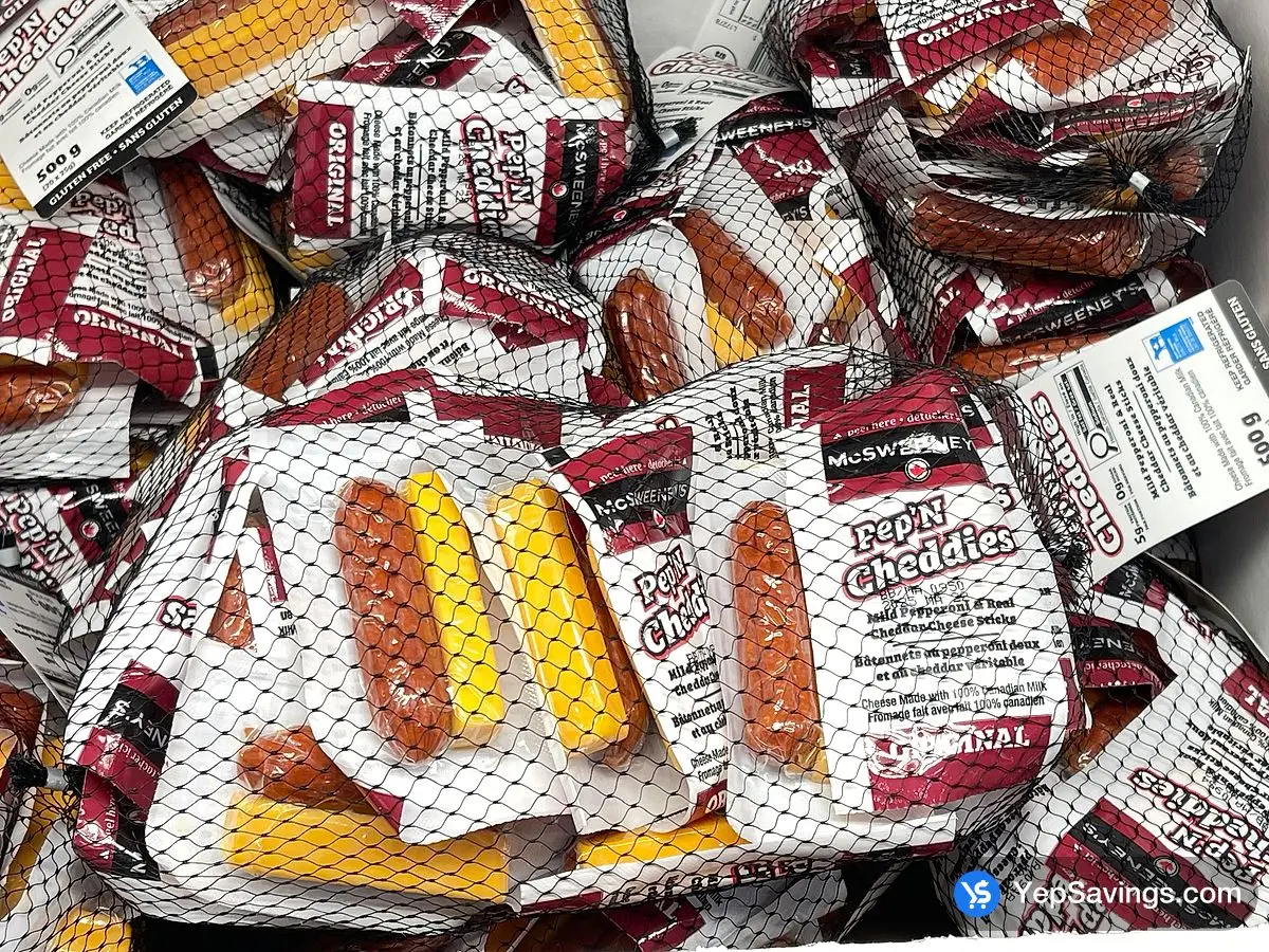 Costco MCSWEENEY'S PEP'N CHEDDIES 20 x 25 g - Canada (ITM 1921232)