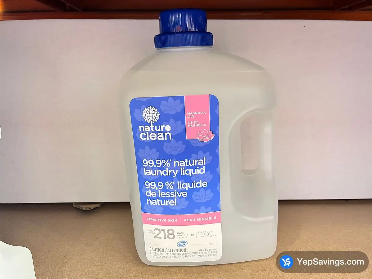 Costco NATURE CLEAN MAGNOLIA LILY 218 WASHLOADS - Canada (ITM 1433858)