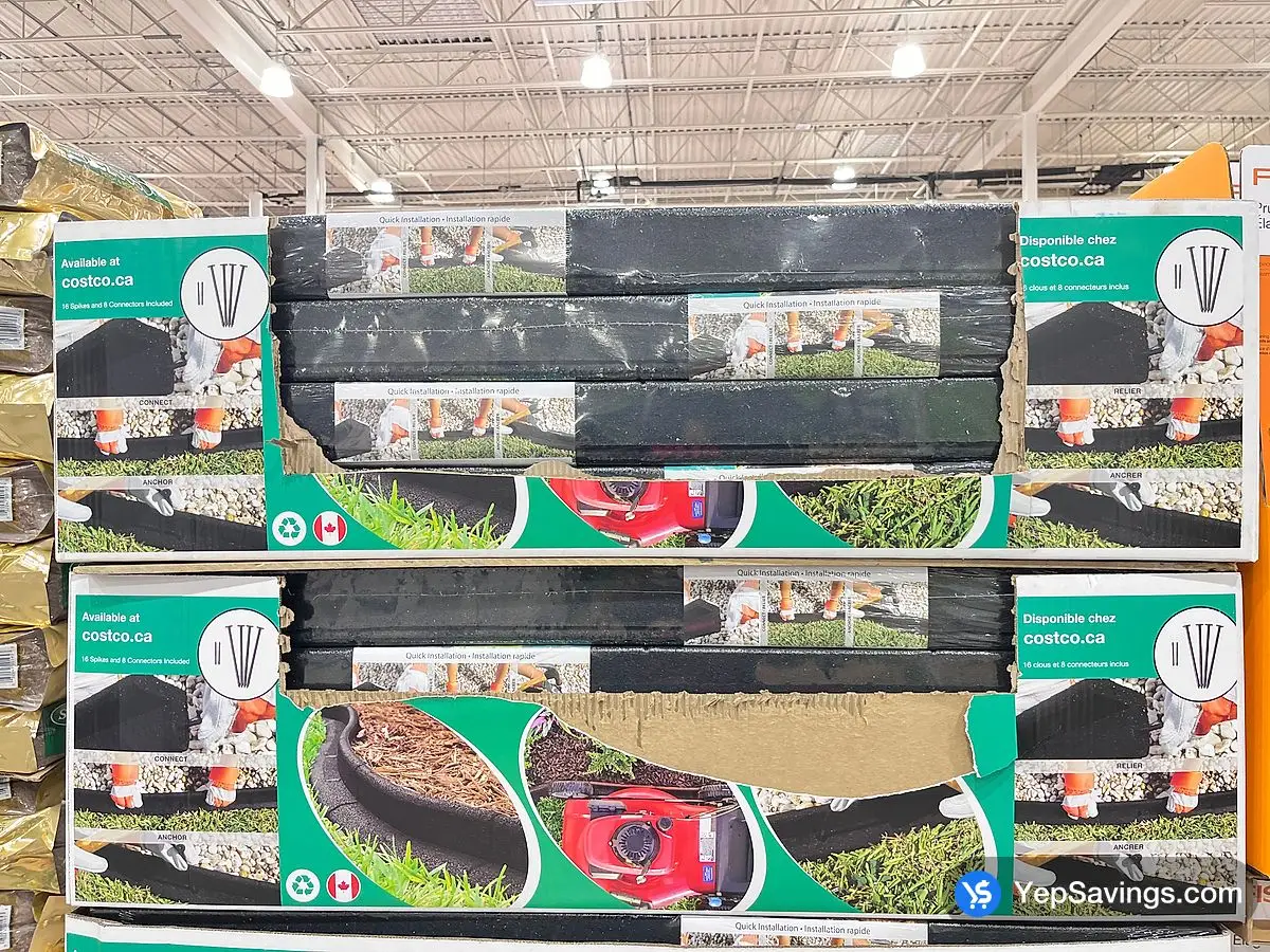 Costco TECHNOFLEX LANDSCAPING EDGE PACK OF 4 - Canada (ITM 1194725)