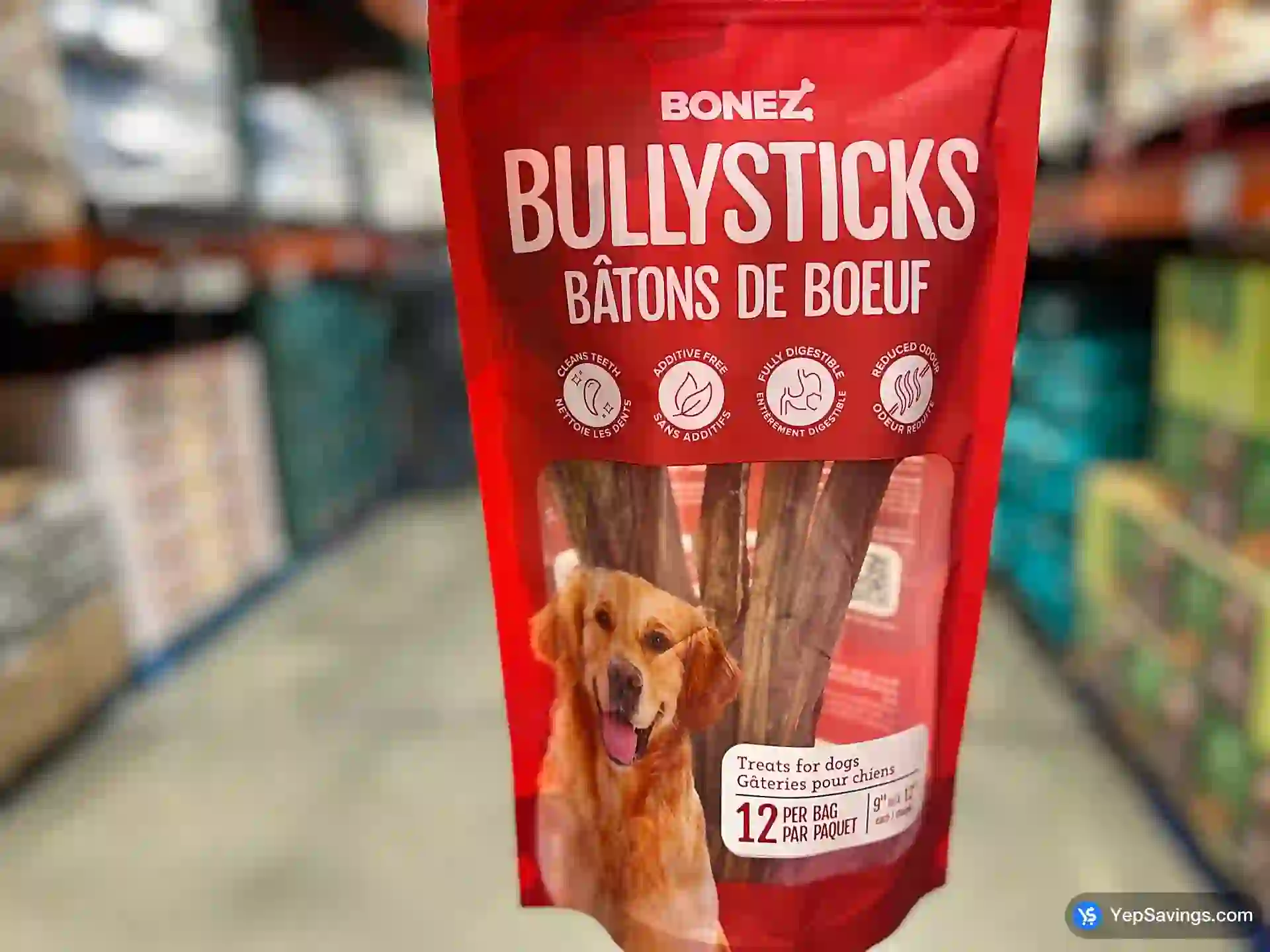Costco BONEZ 9 " -12 " BULLY STICKS PACK OF 12 - Canada (ITM 1787918)