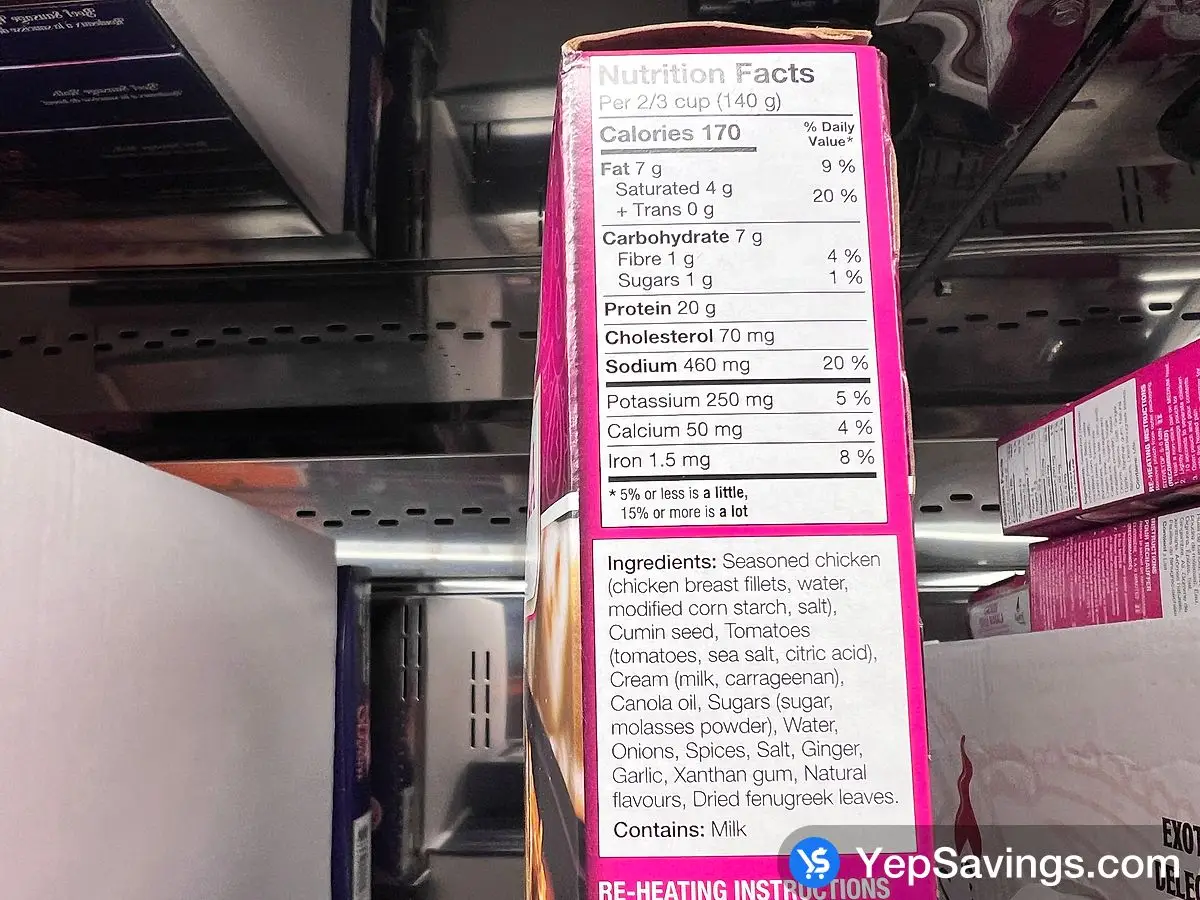 Costco SPICE MANTRA CHICKEN TIKKA MASALA 2 x 700 g - Canada (ITM 5665666)