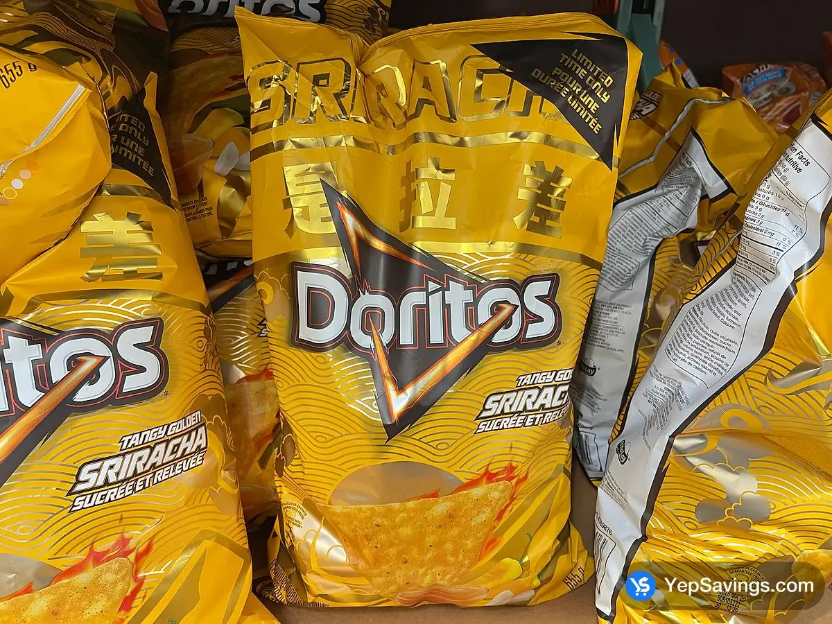 Costco DORITOS GOLDEN SRIRACHA 655 g - Canada (ITM 4169876)