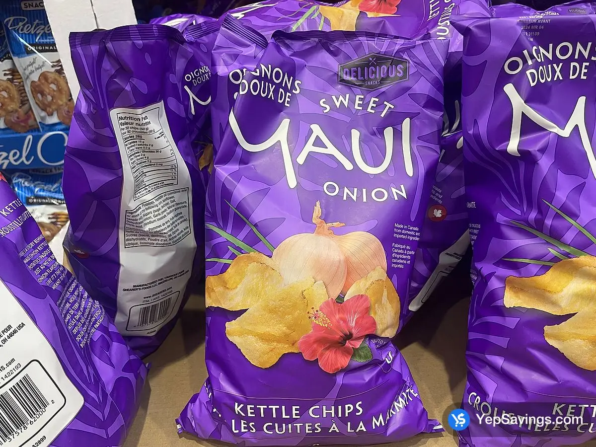 Costco DELICIOUS SNACKS SWEET MAUI ONION 680 g - Canada (ITM 1422193)