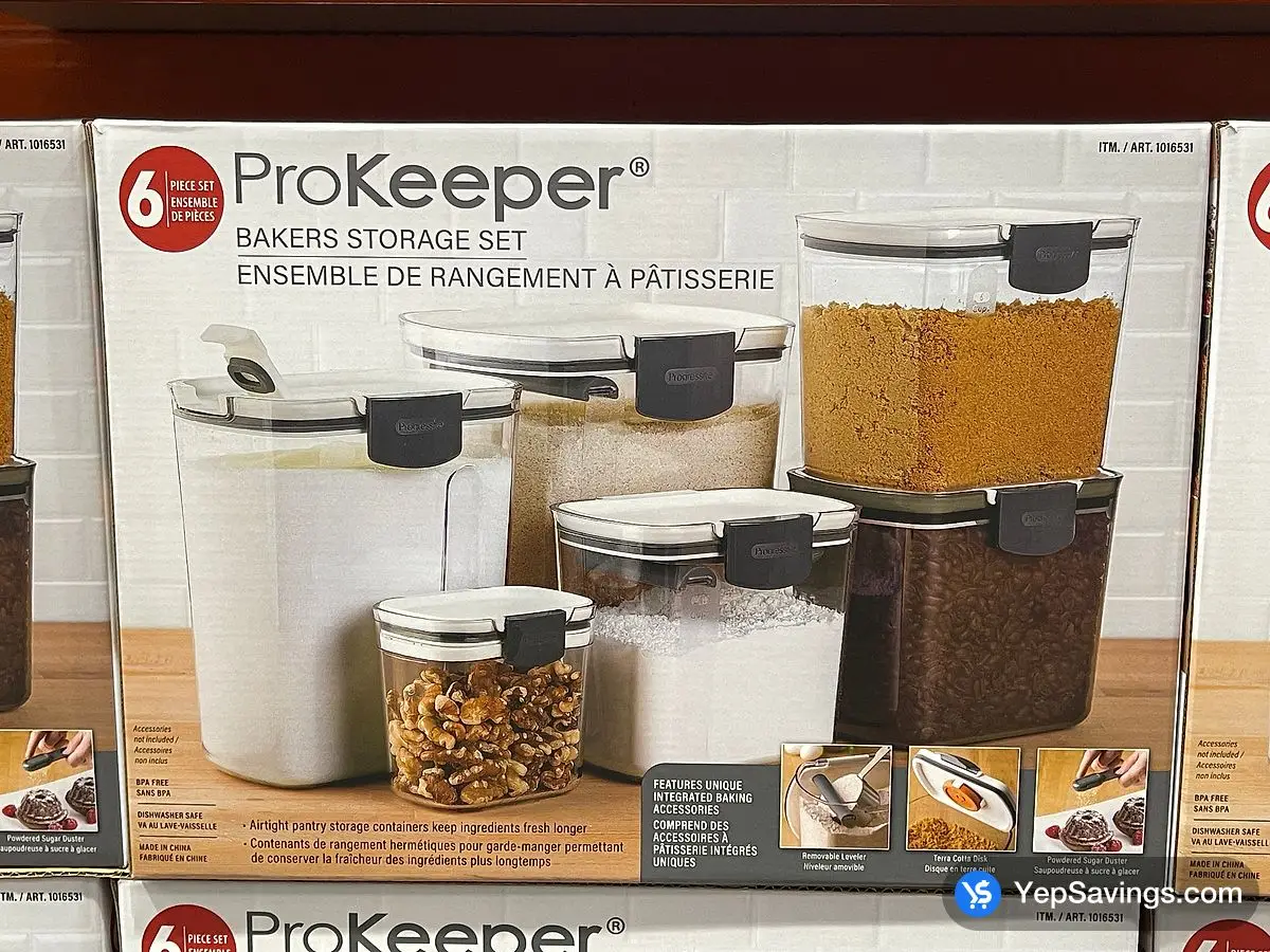 Costco PROKEEPER BAKER STORAGE SET 6 PIECES - Canada (ITM 1016531)