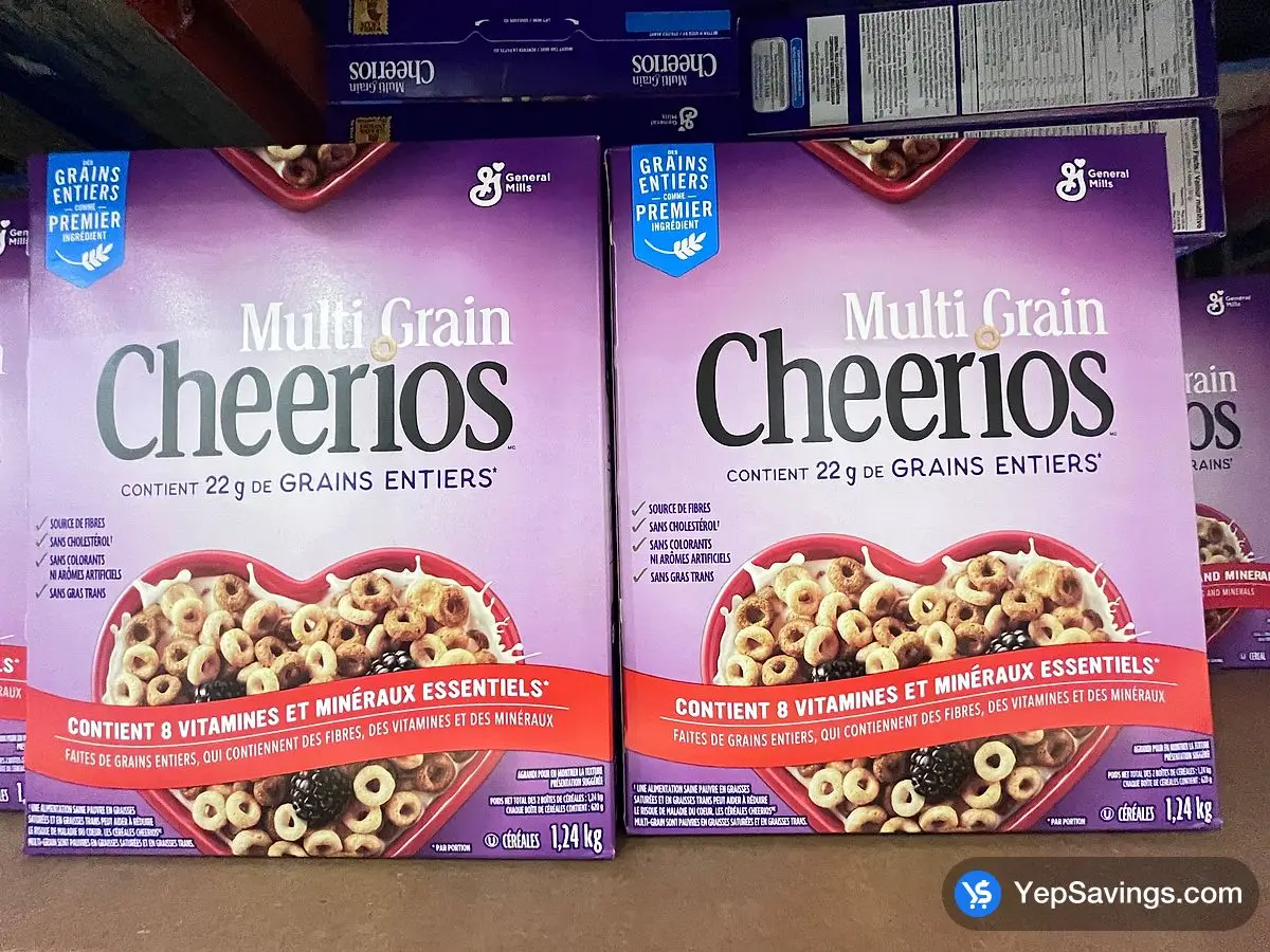 GENERAL MILLS MULTIGRAIN CHEERIOS 1.24 kg ITM 1134671 at Costco