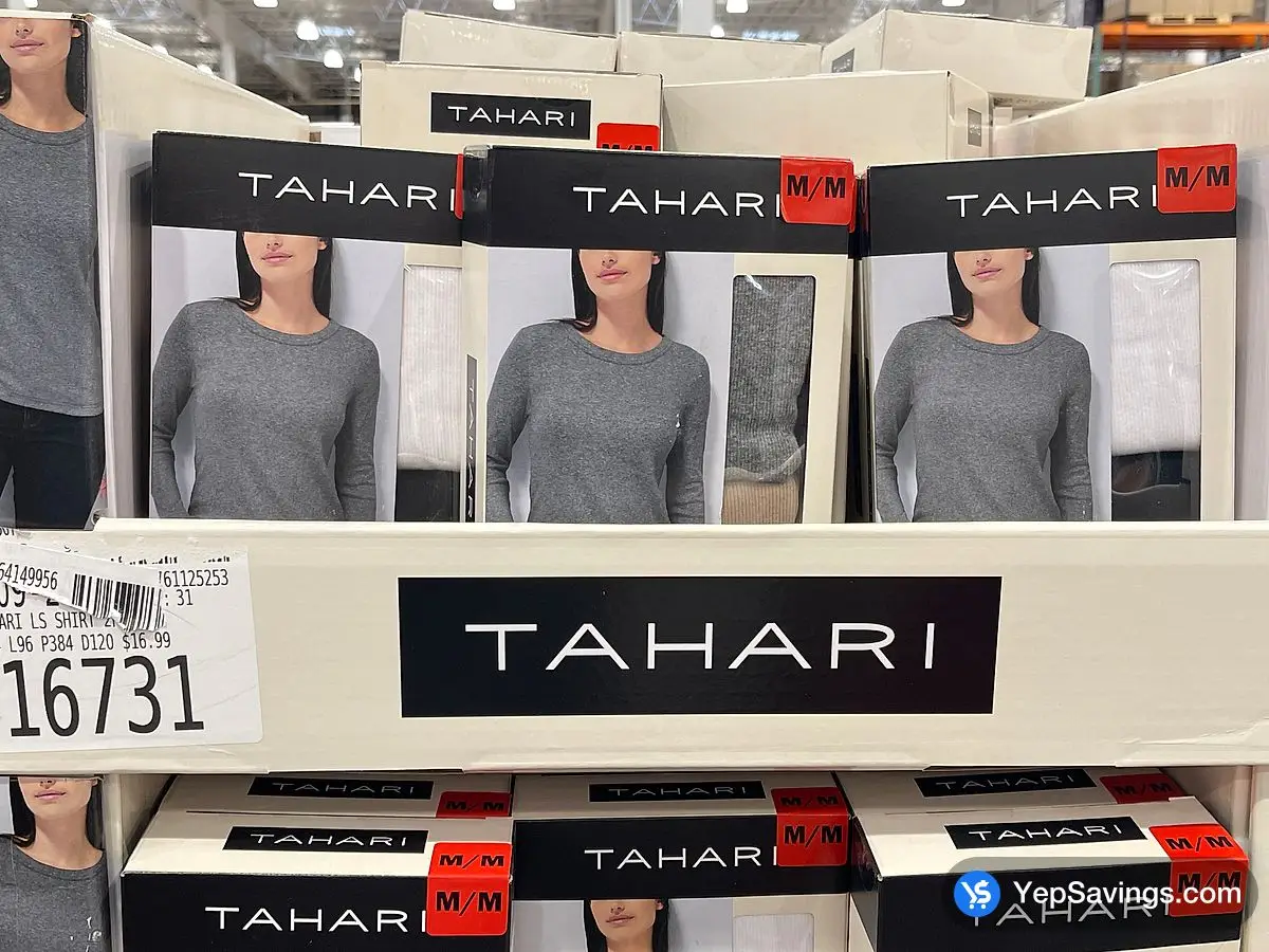 Costco TAHARI LONG SLEEVE TSHIRT 2PK + LADIES SIZES S - XXL - Canada (ITM 1816734)