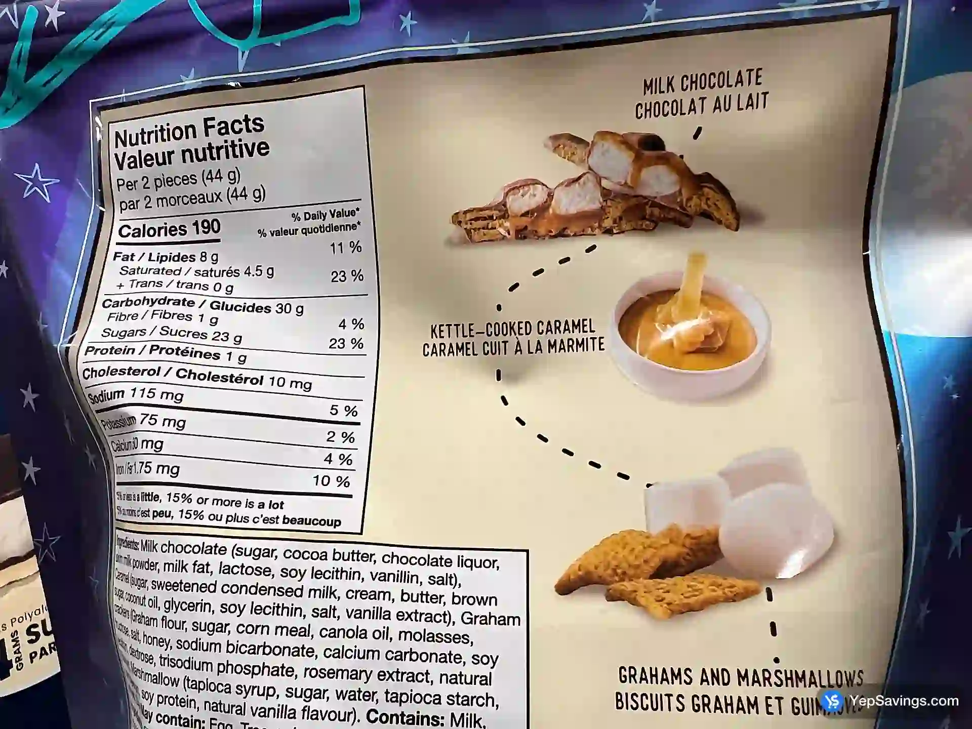 Costco KIRKLAND SIGNATURE CARAMEL S'MORE CLUSTER 748 g - Canada (ITM 1615718)