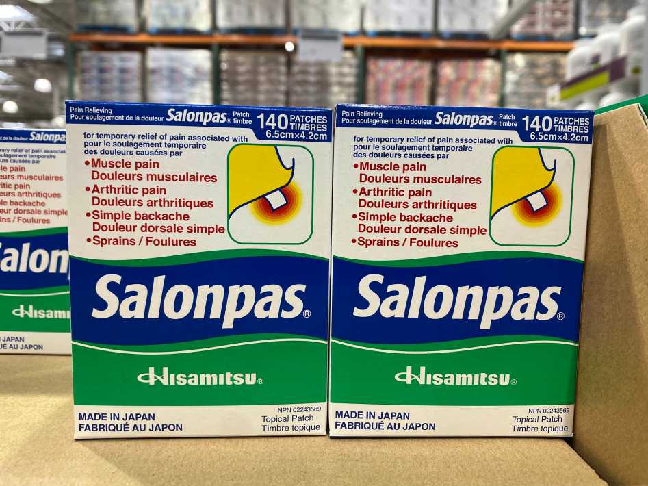 SALONPAS PATCHES PACK OF 140 ITM 1296763 at Costco