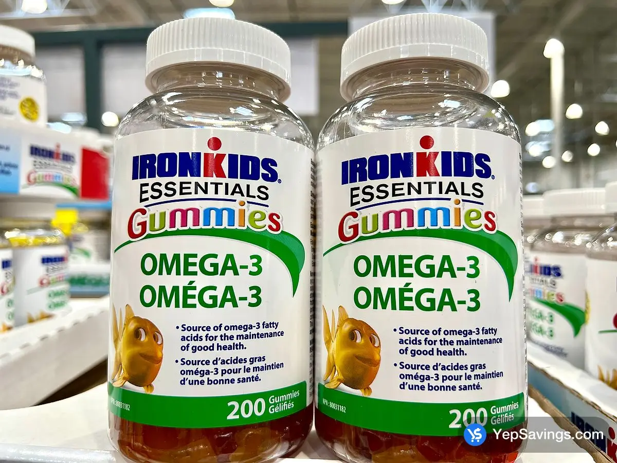 Costco IRON KIDS OMEGA 3 200 GUMMIES - Canada (ITM 441284)