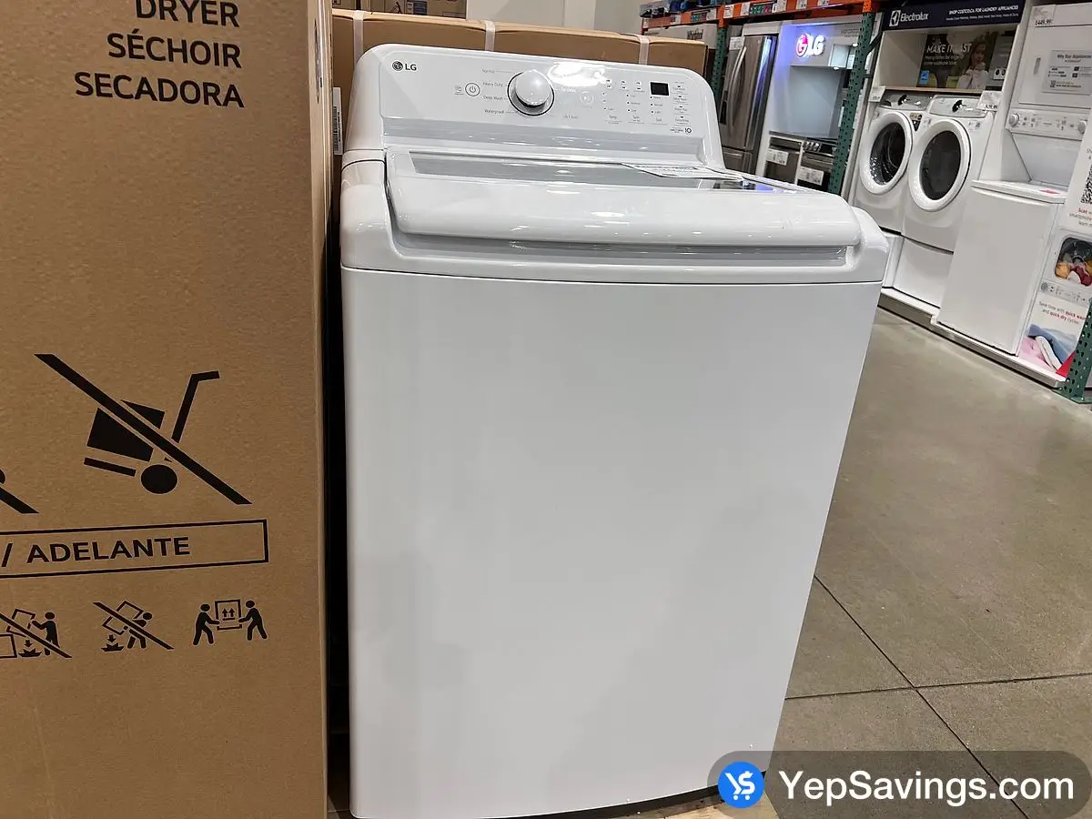 LG WHITE WASHER 5.2 CU.FT I.E.C. ITM 7451260 at Costco