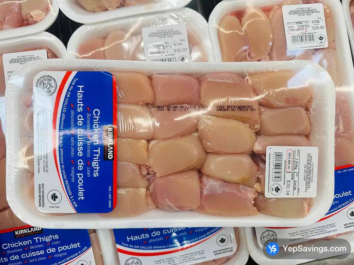 Costco Chicken Thighs ( Boneless ) - Canada (ITM 55506)