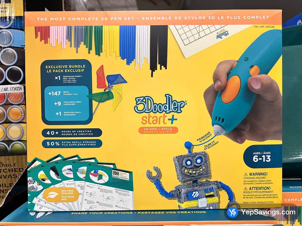 Costco 3DOODLER START PLUS BUNDLE SET - Canada (ITM 3537228)
