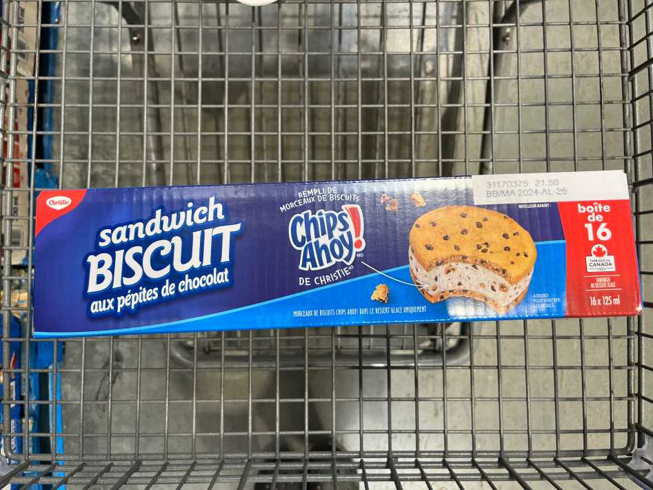 NESTLE CHIPS AHOY SANDWICH 16 x 125 ml ITM 1613800 at Costco