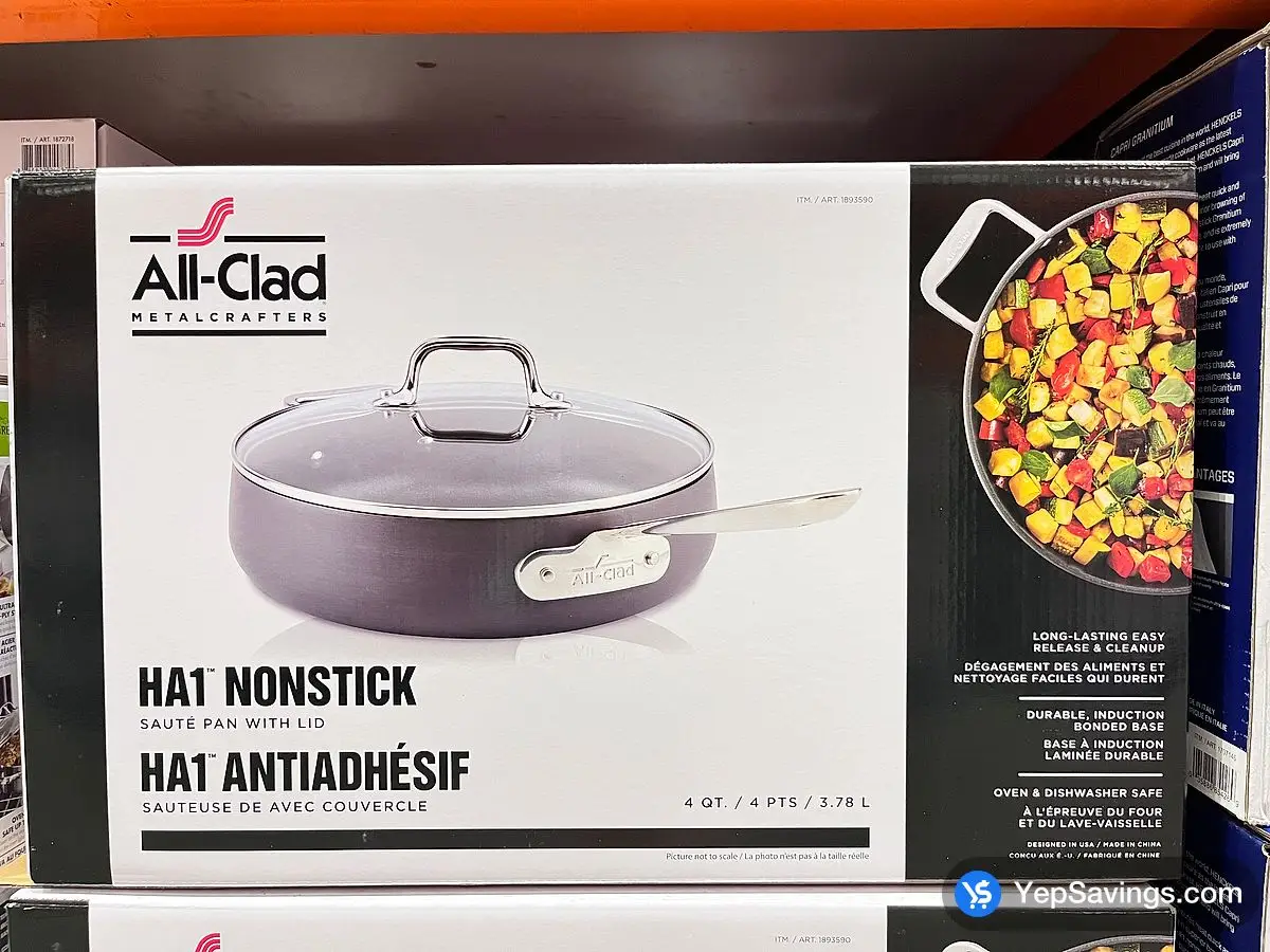 Costco ALL CLAD HA1 SAUTÉ PAN 3.8 L ( 4 QT . - Canada (ITM 1893590)