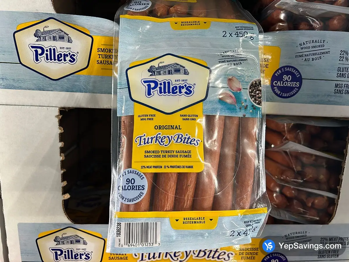Costco PILLER'S TURKEY BITES 2 x 450 g - Canada (ITM 1836238)