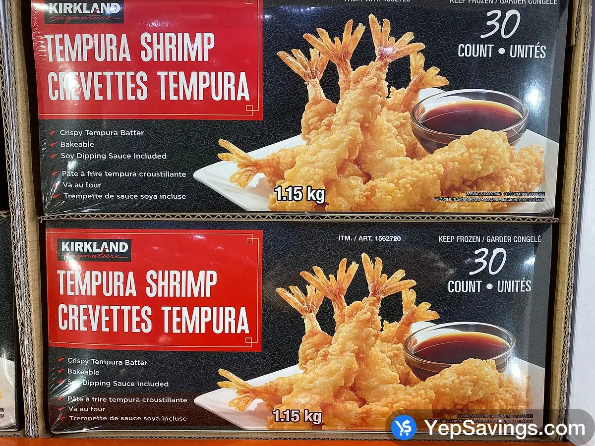 KIRKLAND SIGNATURE TEMPURA SHRIMP 1.15 kg ITM 1562720 at Costco