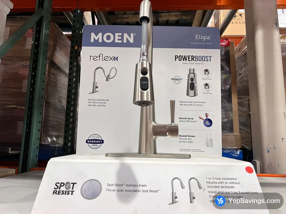 MOEN KITCHEN FAUCET ELIGIA ITM 1617274 at Costco