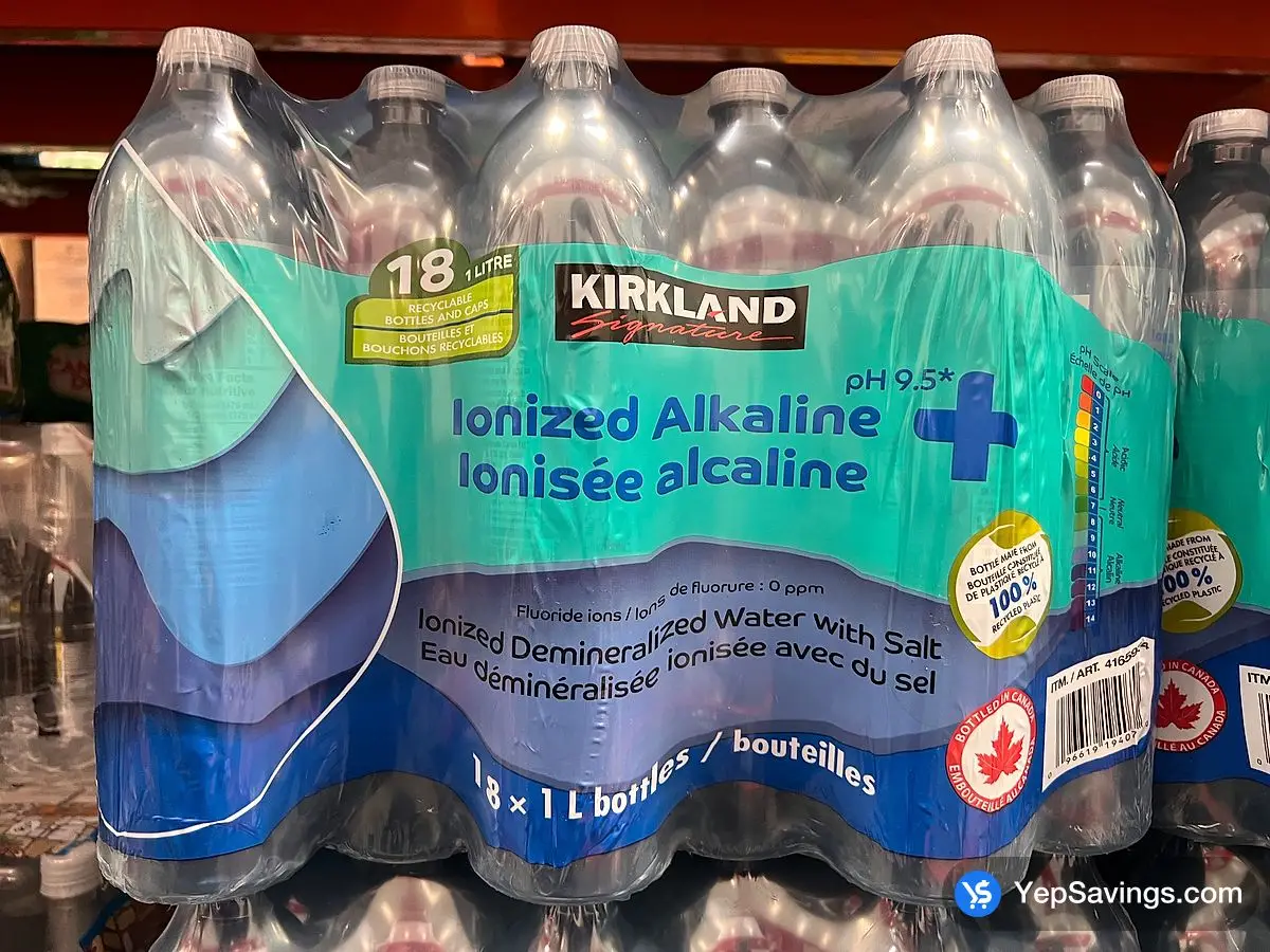 Costco KIRKLAND SIGNATURE ALKALINE WATER 18 X IL - Canada (ITM 4165934)