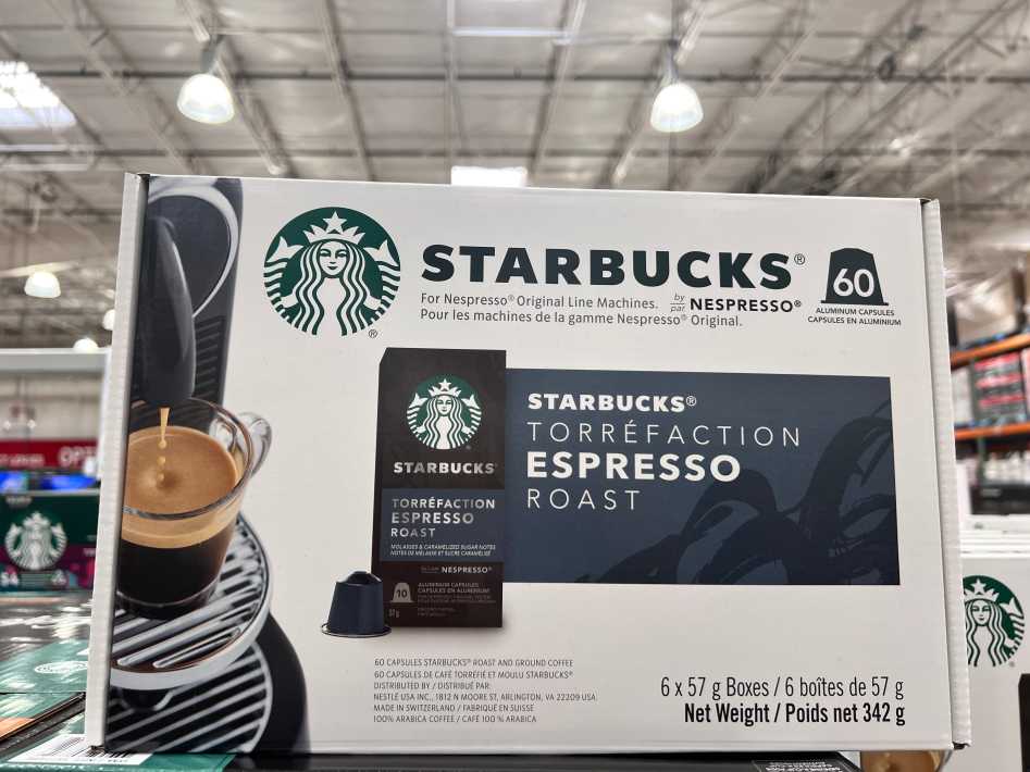 Costco STARBUCKS NESPRESSO ORIGINAL 60 CT - Canada (ITM 8002988)