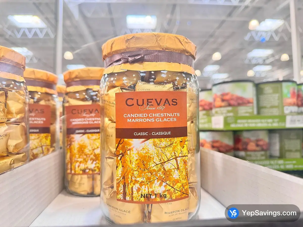 Costco CUEVAS MARRON GLACE CANDIED CHESTNUT 1 KG - Canada (ITM 1746785)