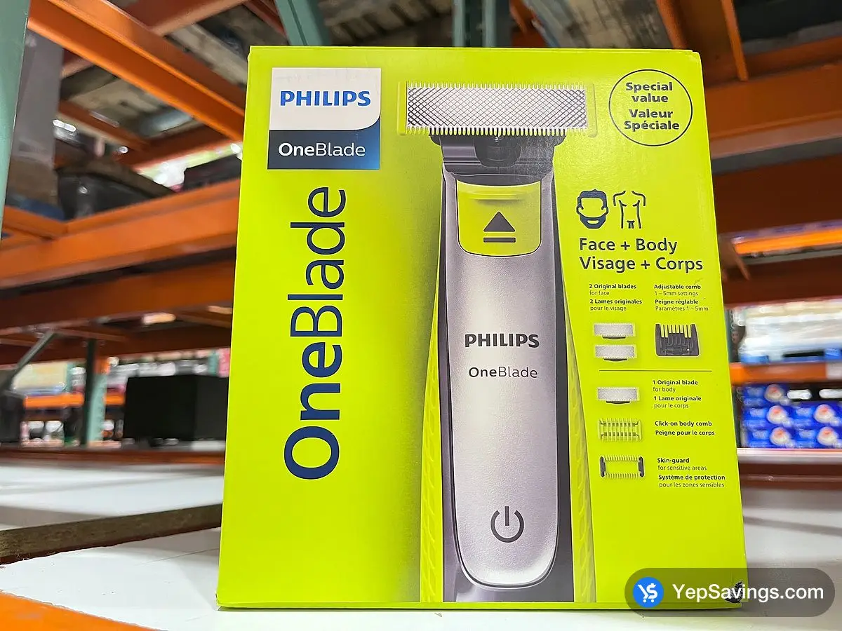 Costco PHILIPS ONEBLADE FACE + BODY TRIMMER / SHAVER - Canada (ITM 1726775)