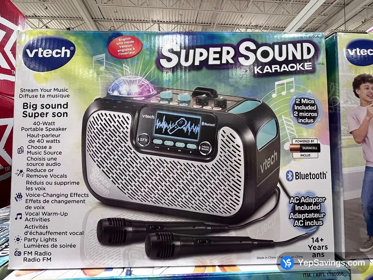 Costco VTECH SUPER SOUND KARAOKE - Canada (ITM 1785056)