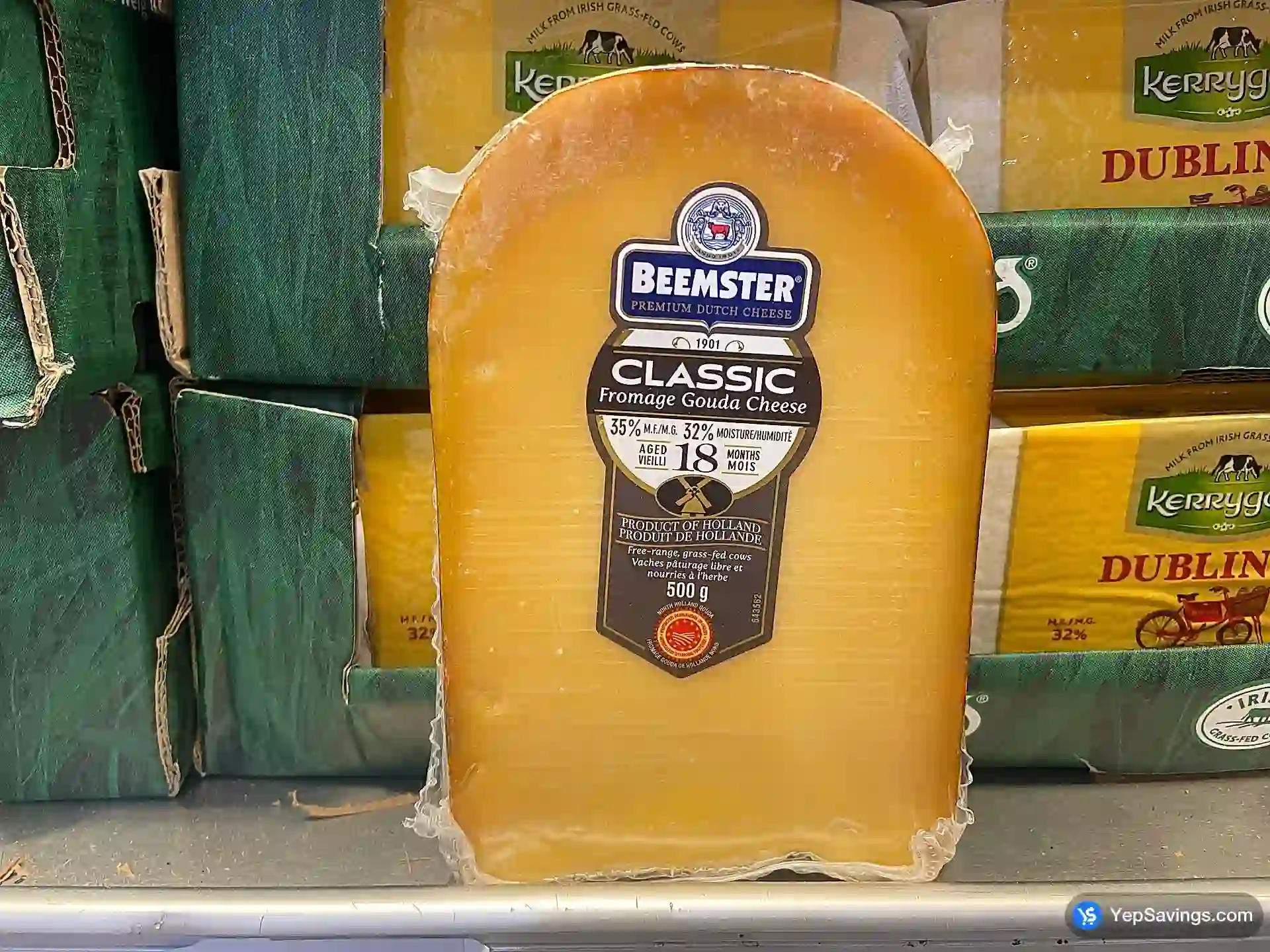 Costco BEEMSTER AGED DUTCH GOUDA 500 g - Canada (ITM 5058003)