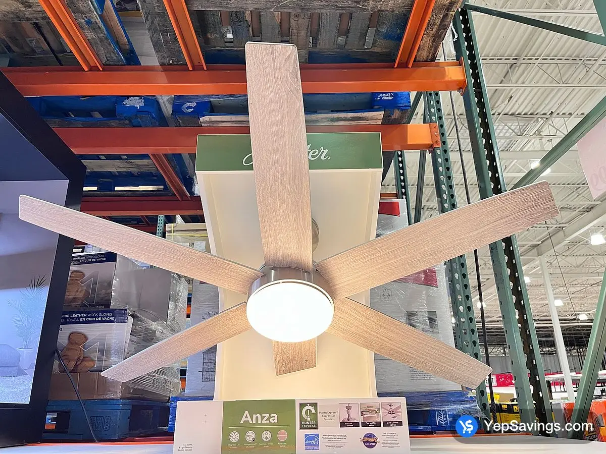Costco HUNTER ANZA CEILING FAN 6 BLADES - Canada (ITM 1893057)