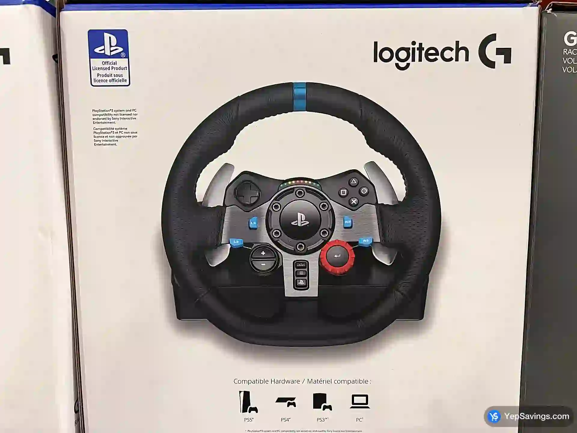 Costco LOGITECH RACE WHEEL AND SHIFTER PS5 or XBOX - Canada (ITM 5101975)