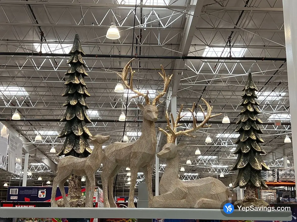 Costco DEER FAMILY WITH TREES SET OF 5 INDOOR ONLY - Canada (ITM 1739878)