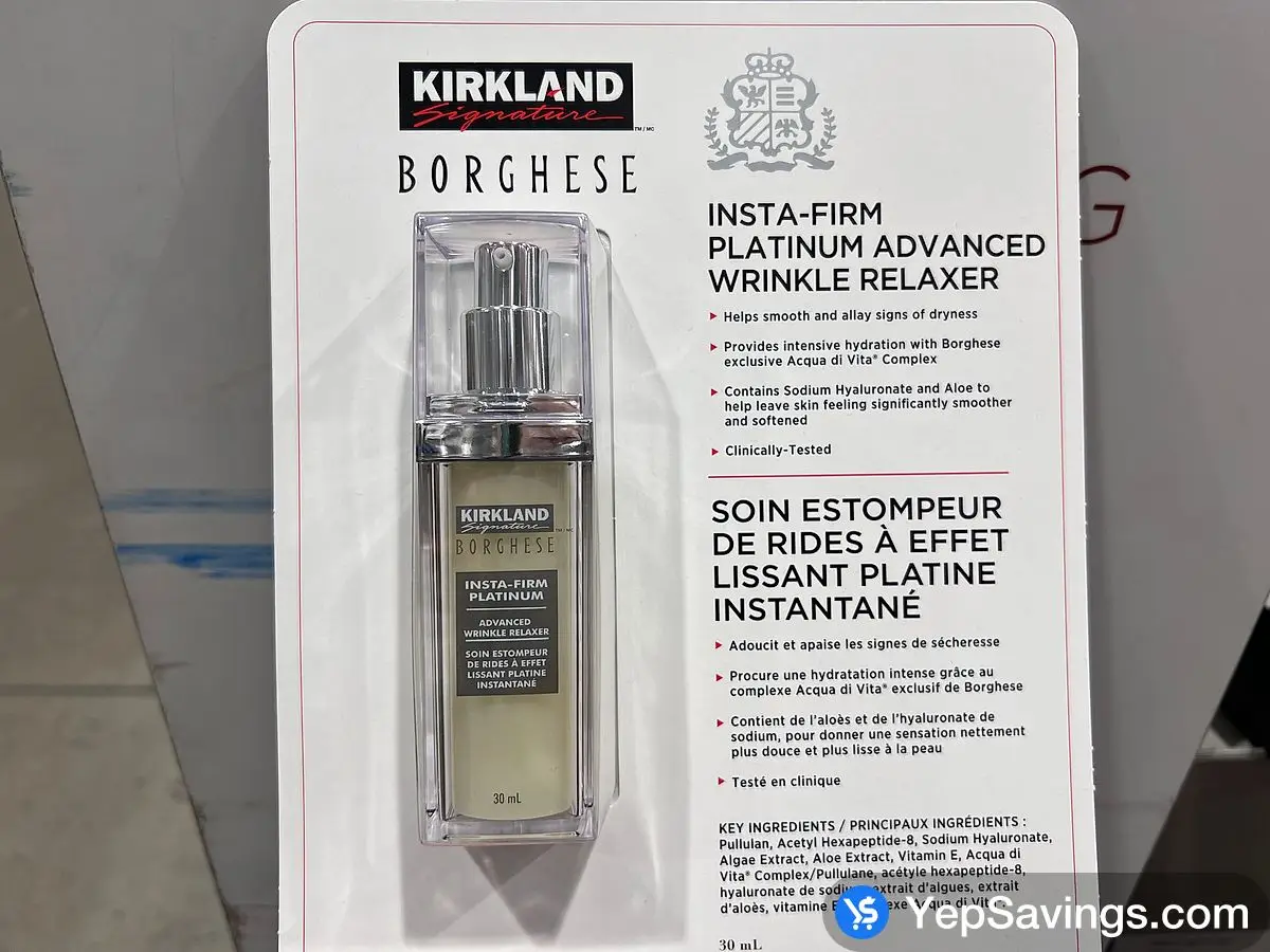 KS BY BORGHESE WRINKLE RELAXER 30 mL ITM 1304711 at Costco