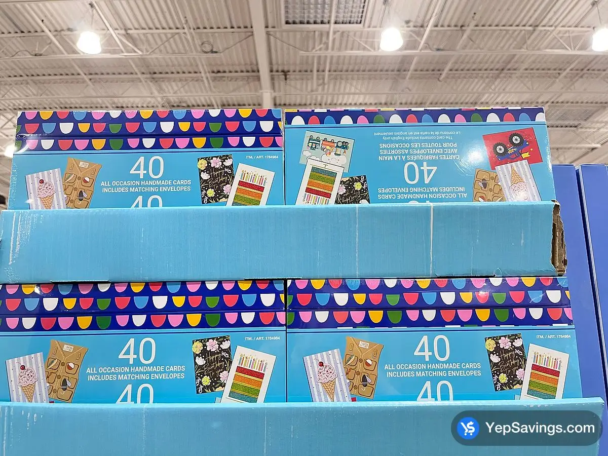 Costco HAND CRAFTED GREETING CARD COLLECTION BOX OF 40 - Canada (ITM 1784984)