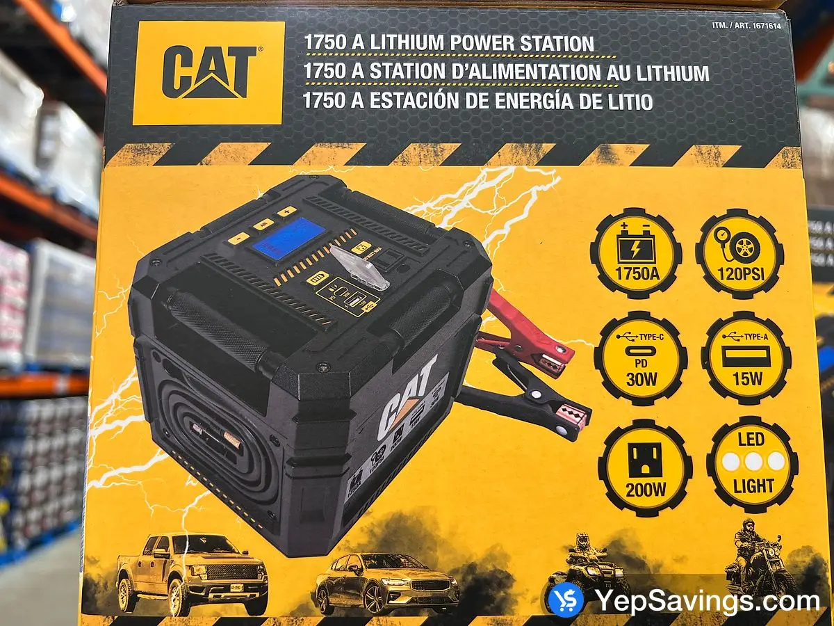 CAT LITHIUM JUMP STARTER 1750 A ITM 1671614 at Costco