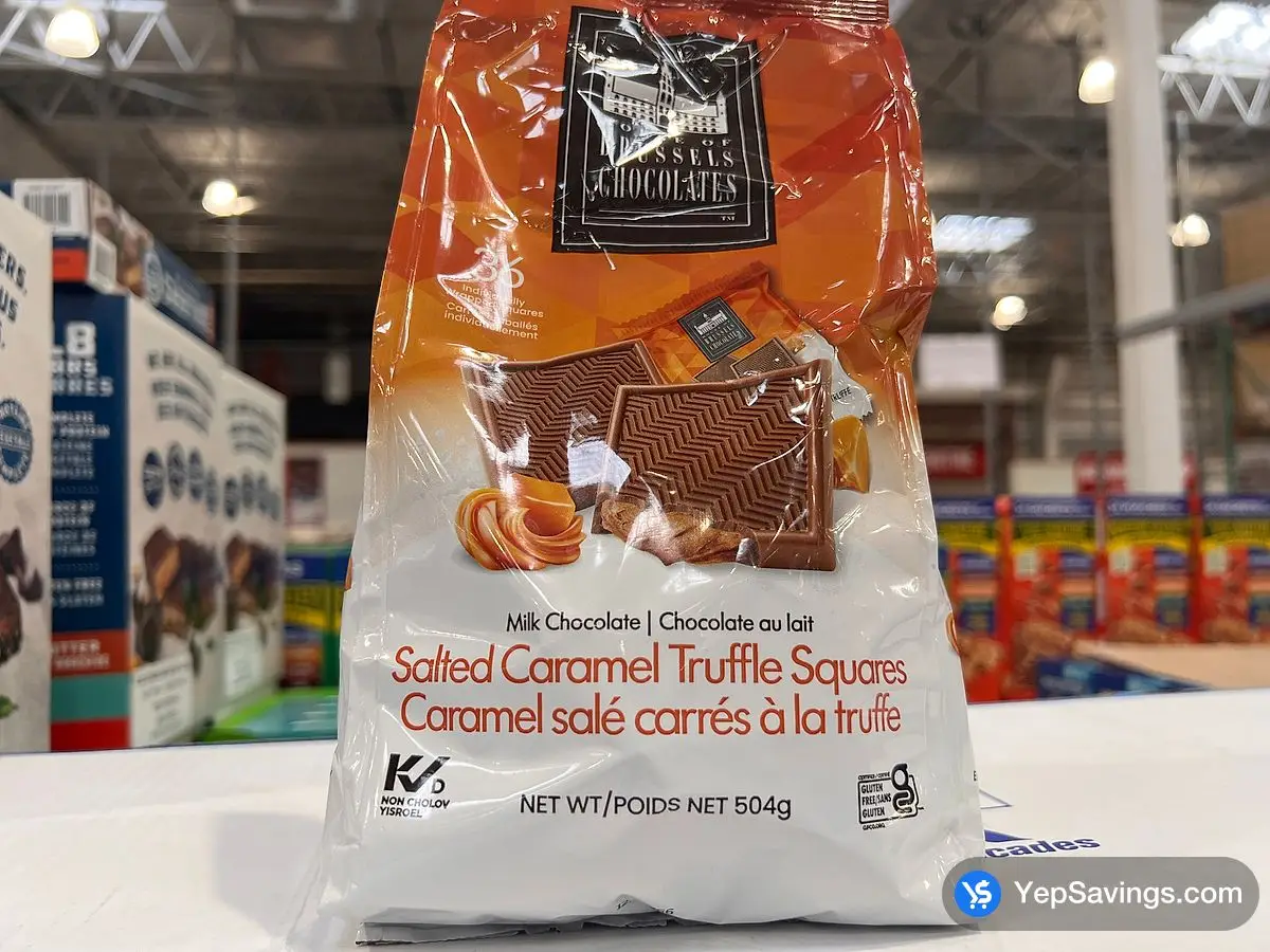 HOUSE OF BRUSSELS SALTED CARAMEL THINS 504 g ITM 1742837 at Costco