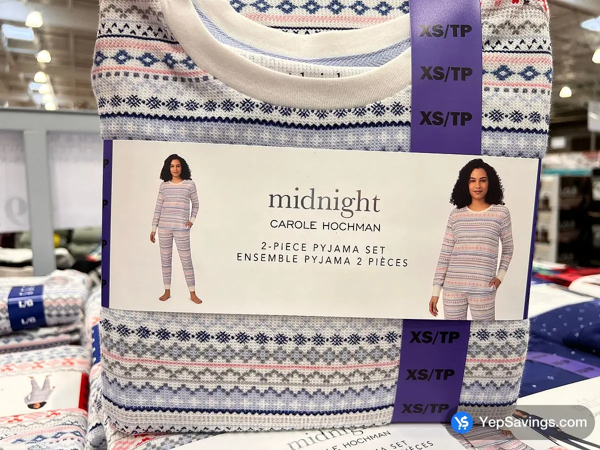 Costco MIDNIGHT WAFFLE PJ SET + LADIES SIZE XS - XL - Canada (ITM 2224000)