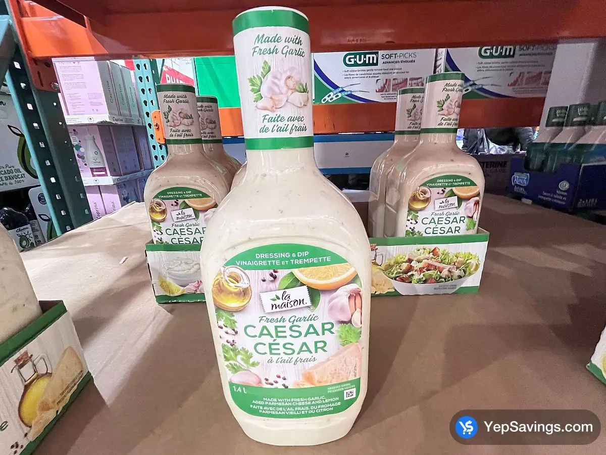 LA MAISON CAESAR SALAD DRESSING 1.4L ITM 102708 at Costco