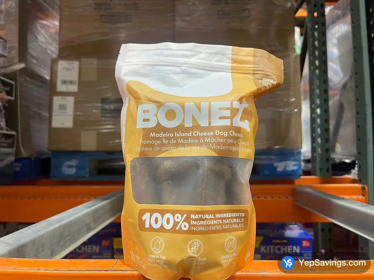 Costco BONEZ MADEIRA CHEESE CHEWS 10CT - Canada (ITM 1748327)