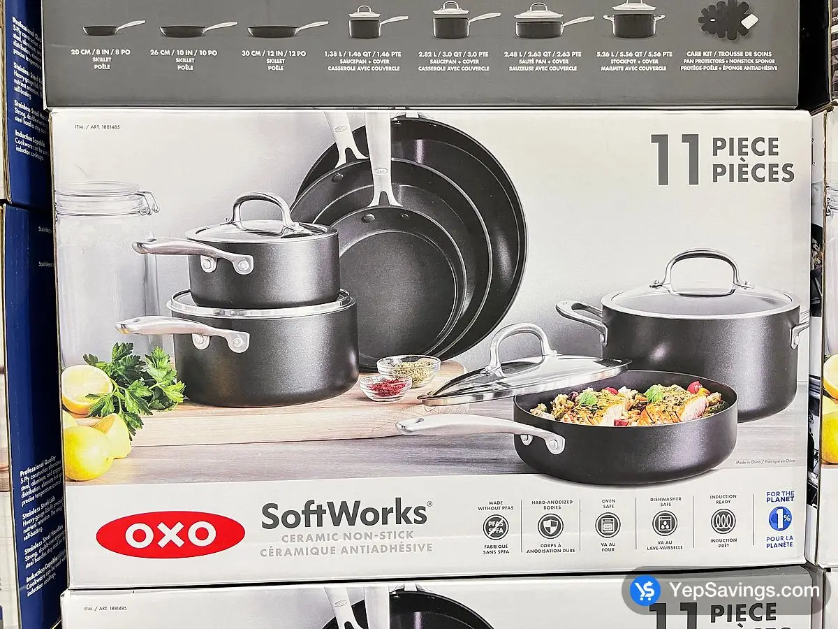 Costco OXO COOKWARE SET 11 PIECES - Canada (ITM 1881485)