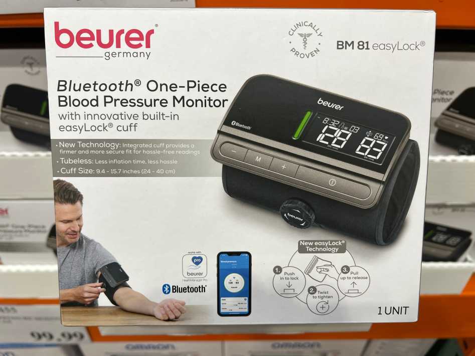 BEURER BLOOD PRESSURE MONITOR Upper Arm Model BM81 ITM 9330681 at Costco