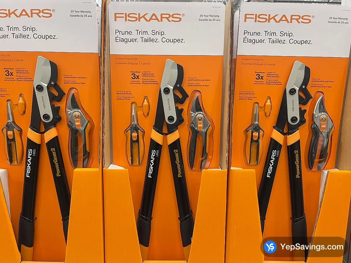 Costco FISKARS PRUNER SET 3 PIECES - Canada (ITM 1767190)