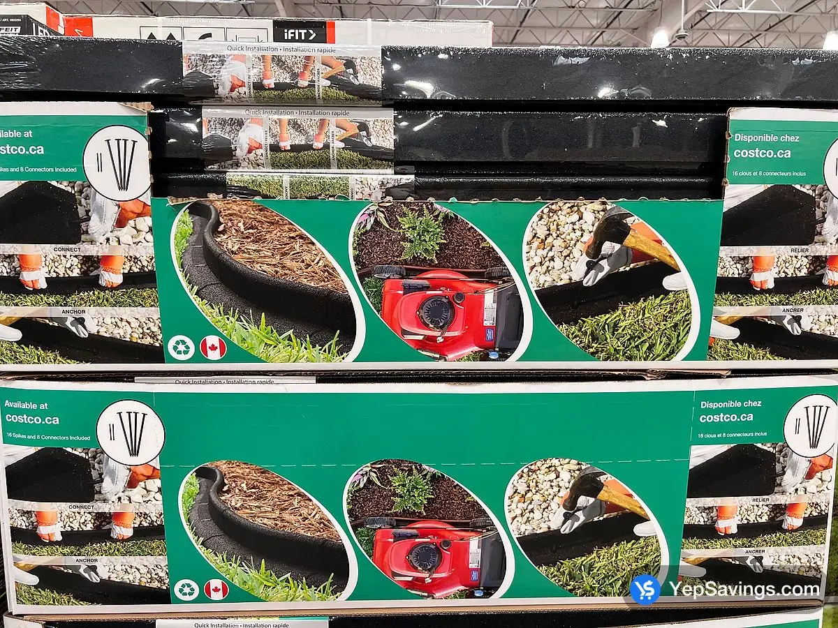 Costco TECHNOFLEX LANDSCAPING EDGE PACK OF 4 - Canada (ITM 1194725)