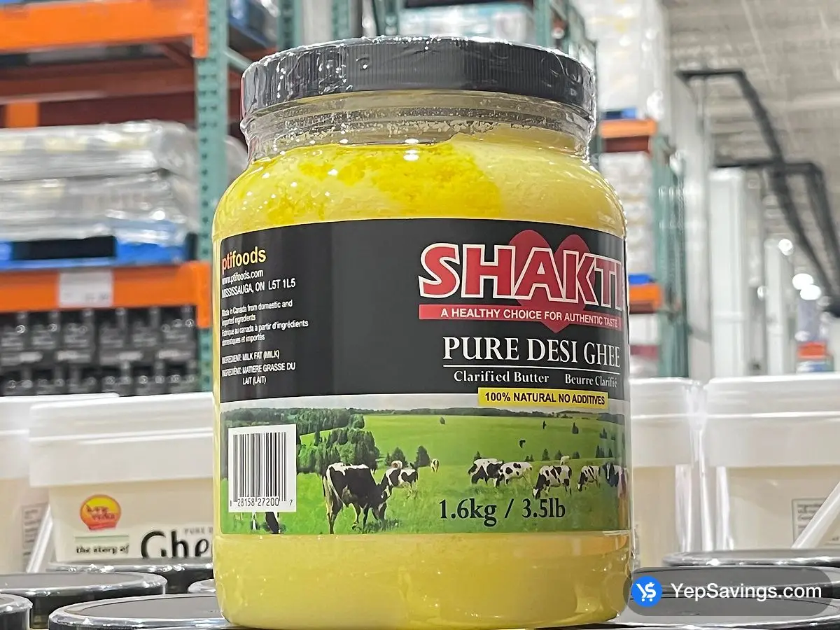 Costco SHAKTI PURE DESI GHEE 1.6 kg - Canada (ITM 1140232)