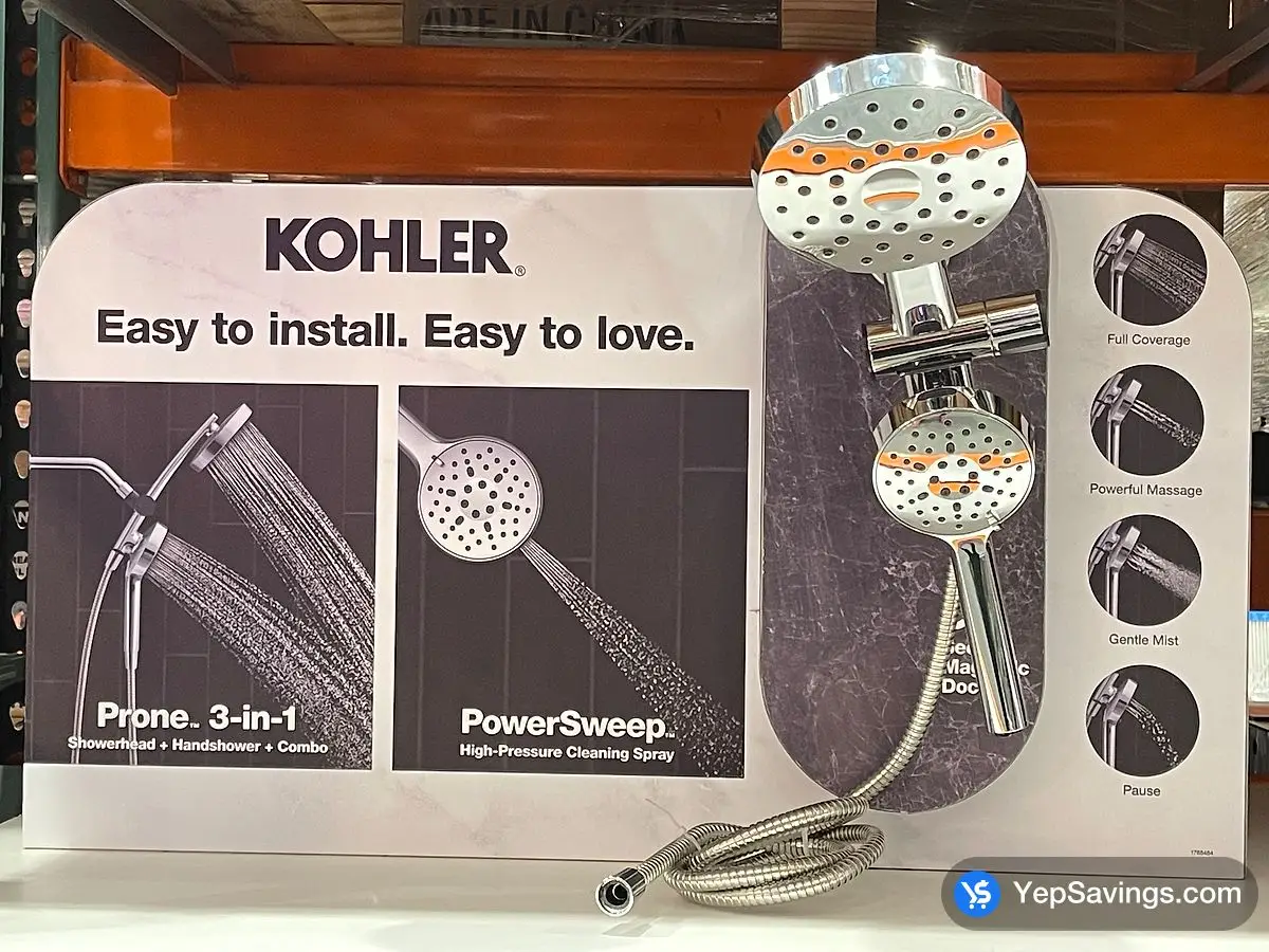 Costco KOHLER SHOWERHEAD PRONE - Canada (ITM 1786464)