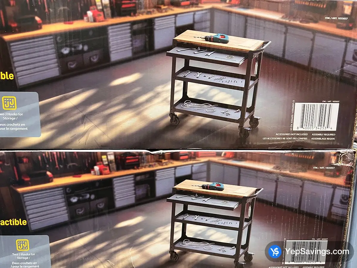 Costco KODA UTILITY CART WITH TRAYS - Canada (ITM 1835037)