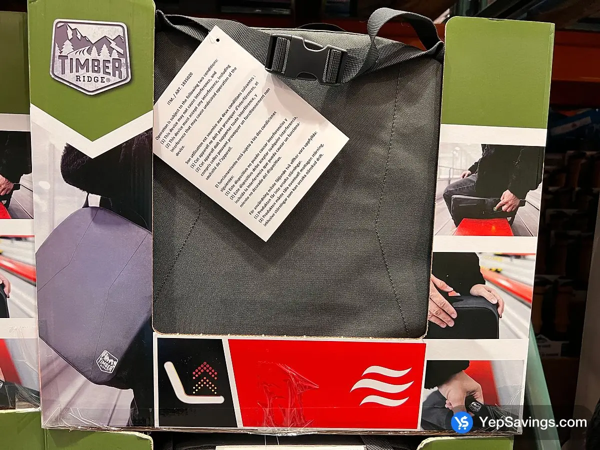 Costco TIMBER RIDGE HEATED SEAT CUSHION - Canada (ITM 1835020)