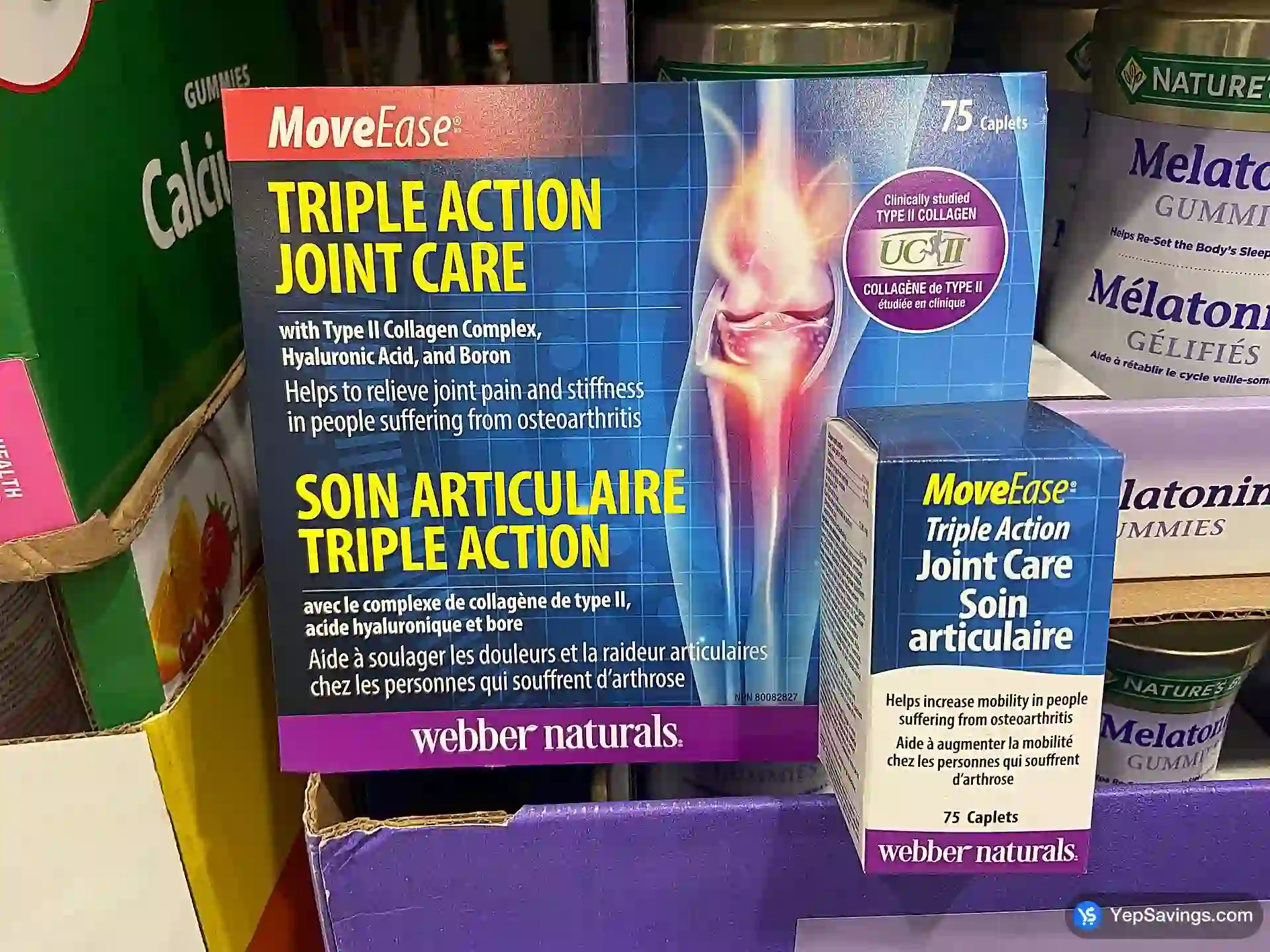 Costco WN MOVEEASE TRIPLE ACTION JOINT 75 CAPLETS - Canada (ITM 1319798)