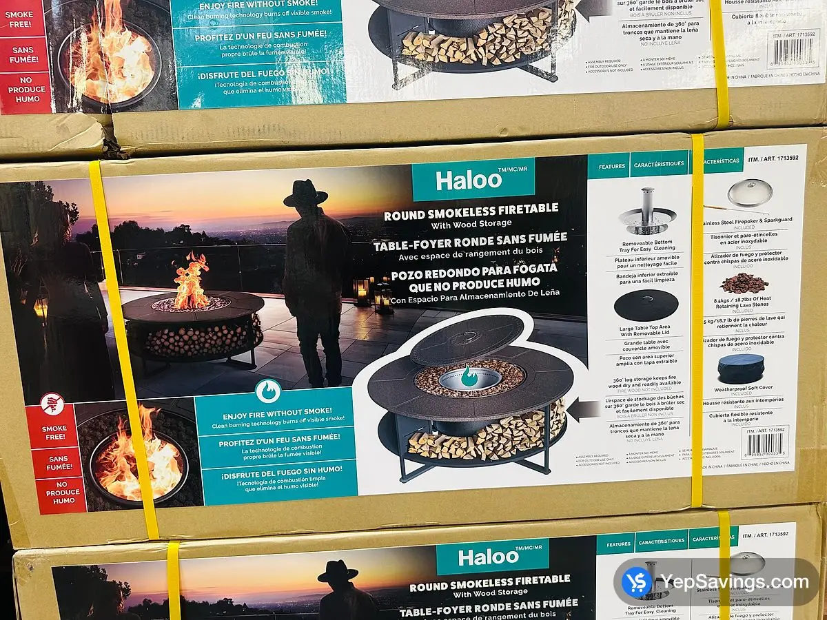 NW SOURCING ASIA SMOKELESS FIRE TABLE WOOD BURNING ITM 1713592 at Costco